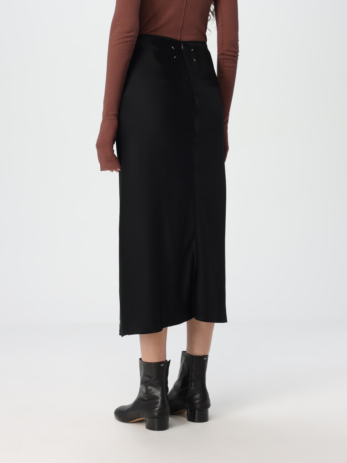 ワンピース MAISON MARGIELA Women Mid Skirts S51FP0110 S49465 900 Black Maison Margiela Outlet: Skirt woman - Black | Maison