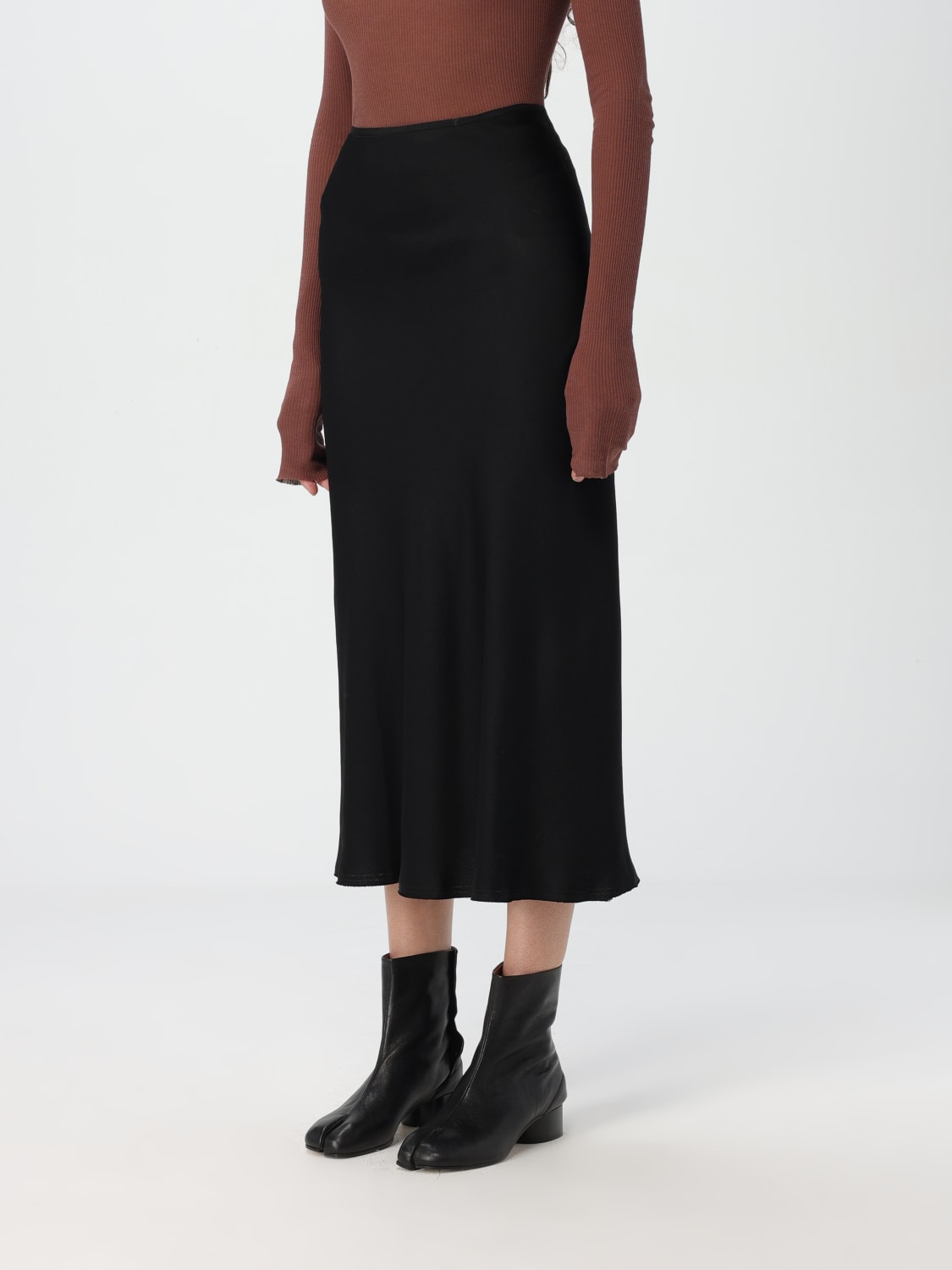 スカート MAISON MARGIELA Woman Skirt Black S51MA0486S49465 900 Maison Margiela Outlet: Skirt woman - Black | Maison
