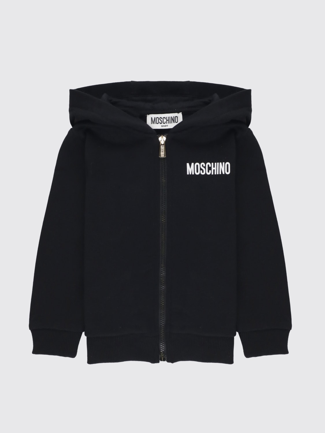 MOSCHINO 스웨터: 스웨터 남아 Moschino, 블랙 - Img 1