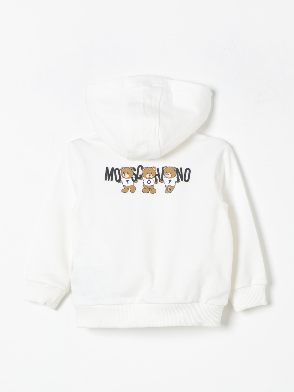 MOSCHINO SWEATER: Sweater kids Moschino, Yellow Cream - Img 2