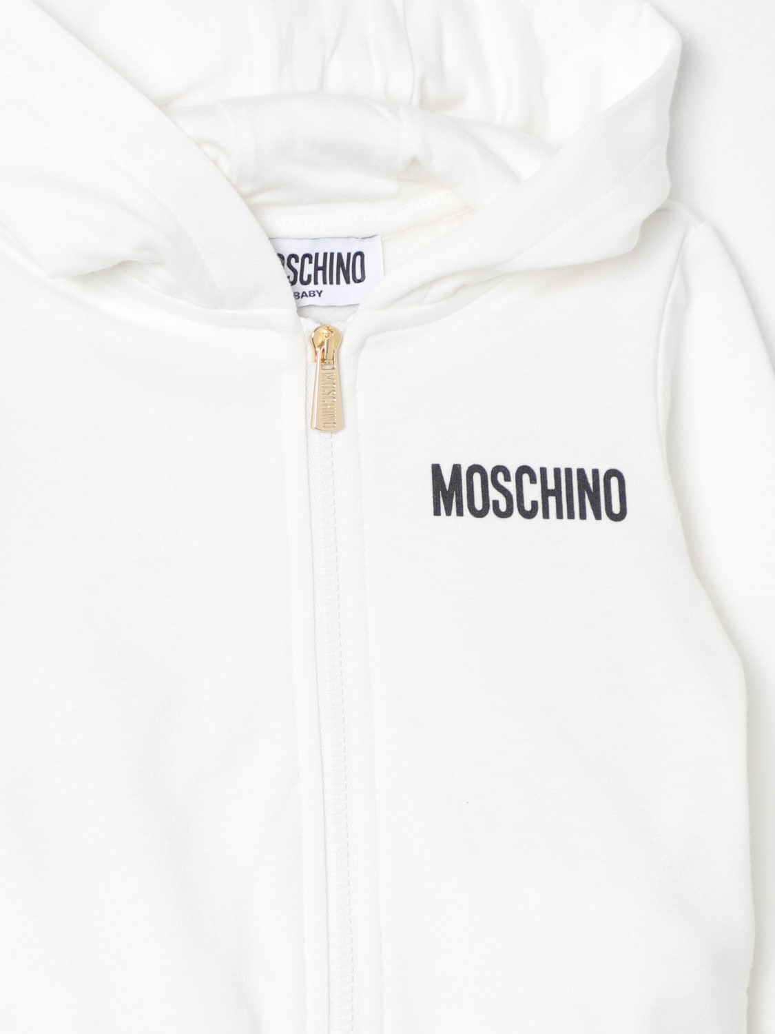 MOSCHINO SWEATER: Sweater kids Moschino, Yellow Cream - Img 3