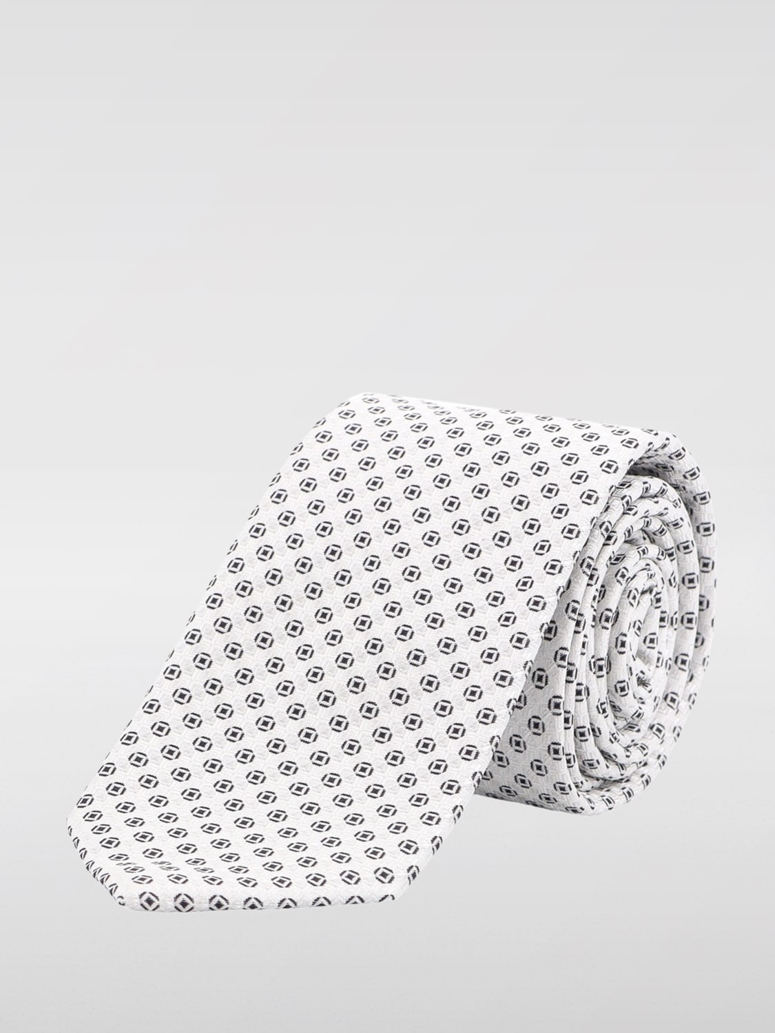 Giglio Cravatta Giorgio Armani in seta con motivo jacquard