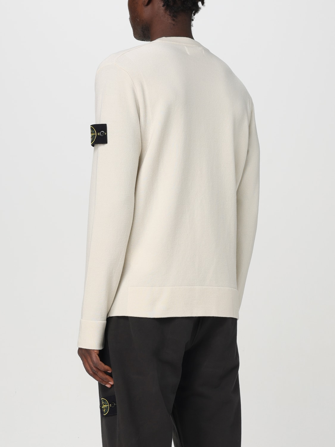 STONE ISLAND JERSEY: Jersey hombre Stone Island, Blanco - Img 2