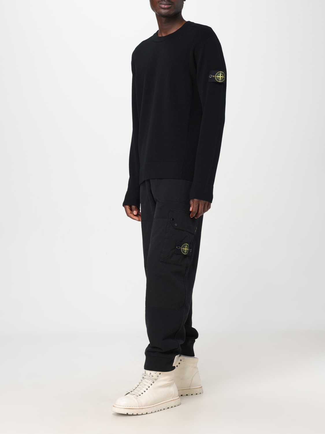 STONE ISLAND JERSEY: Jersey hombre Stone Island, Negro - Img 2