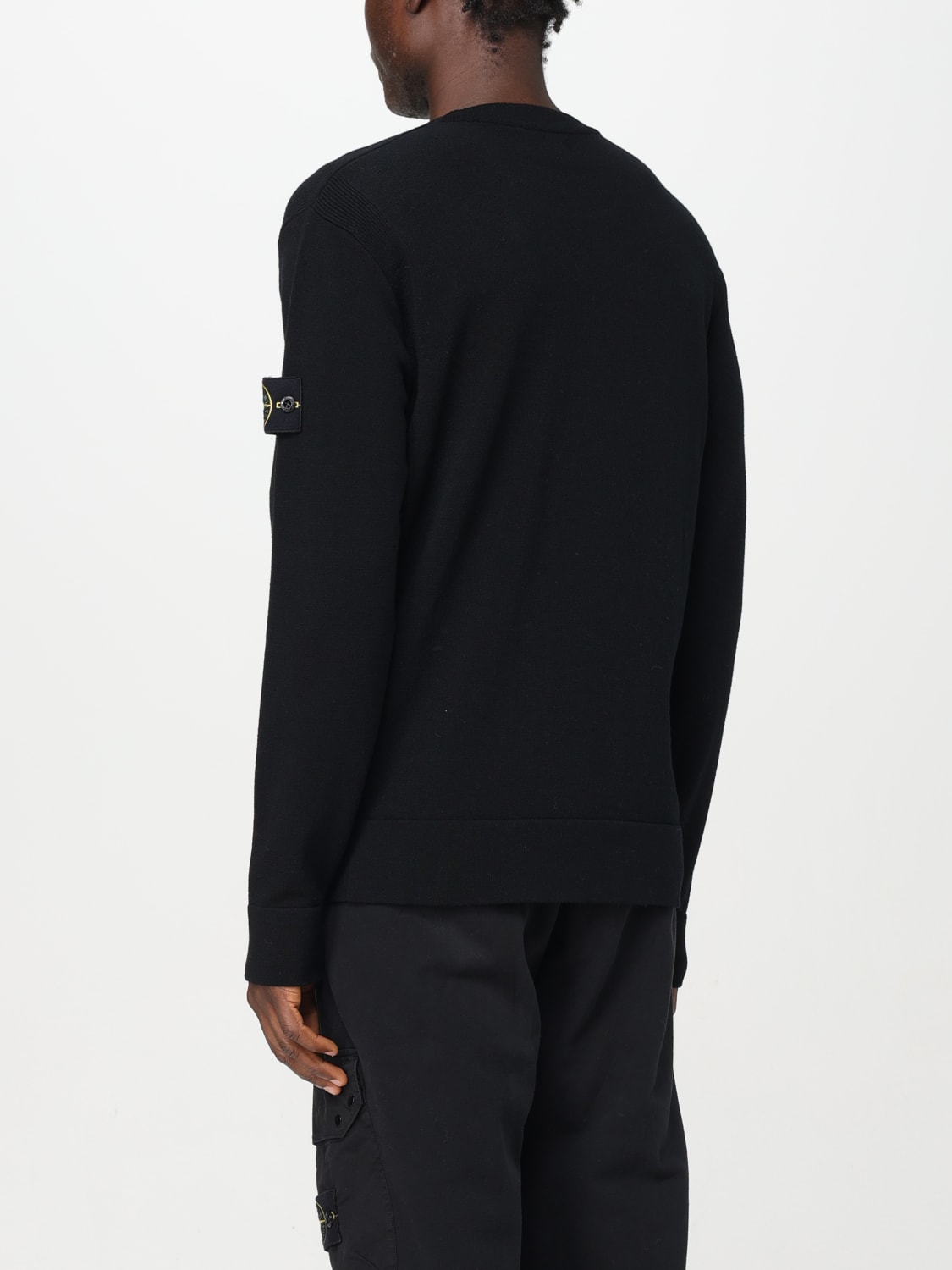 STONE ISLAND JERSEY: Jersey hombre Stone Island, Negro - Img 3