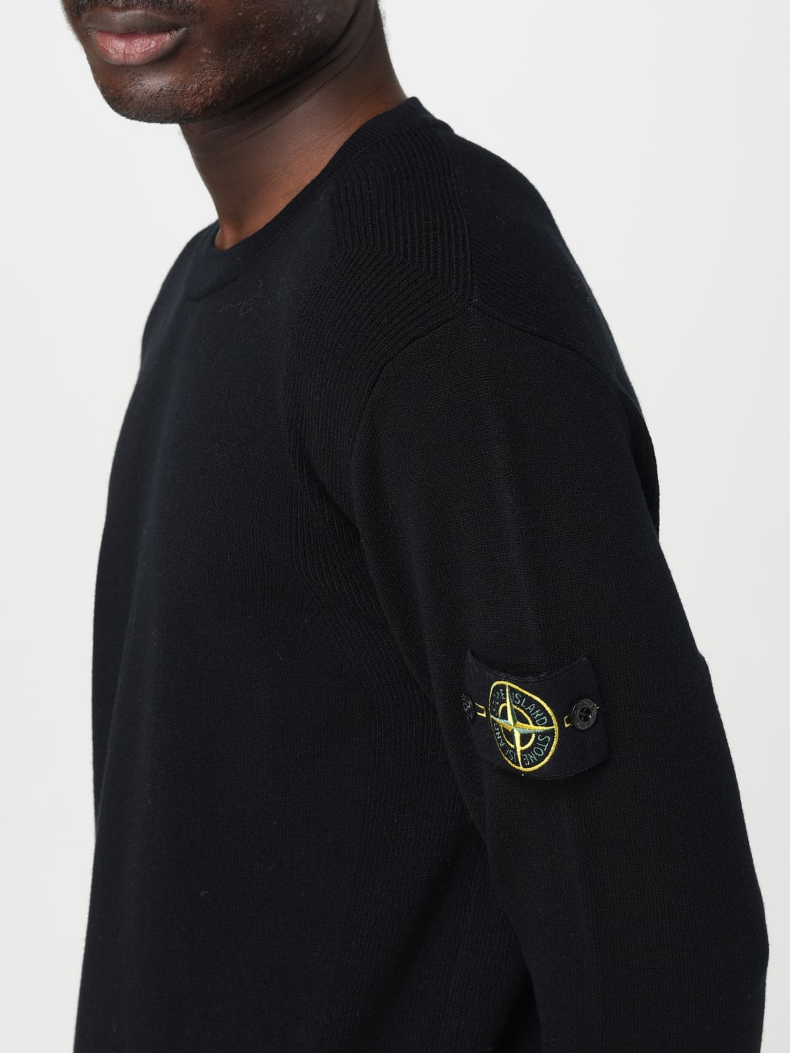 STONE ISLAND JERSEY: Jersey hombre Stone Island, Negro - Img 5