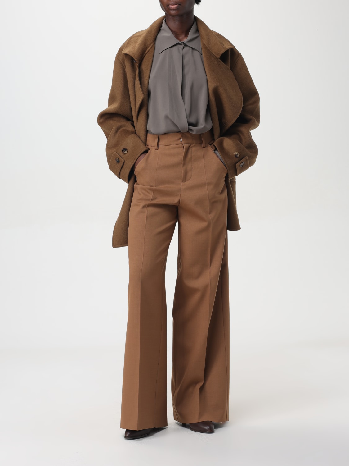 パンツ PHILOSOPHY DI LORENZO SERAFINI Woman Pants Brown 03070727 PHILOSOPHY DI LORENZO SERAFINI: Pants woman - Brown