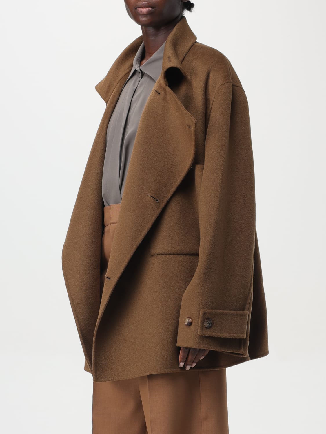 PHILOSOPHY DI LORENZO SERAFINI：コート レディース - ブラウン | GIGLIO.COMオンラインのPhilosophy  Di Lorenzo Serafini コート 06145759