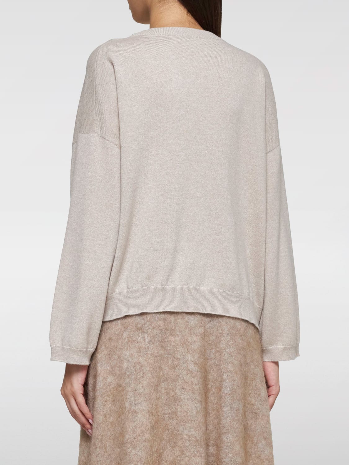 BRUNELLO CUCINELLI SWEATER: Sweater woman Brunello Cucinelli, Beige - Img 2