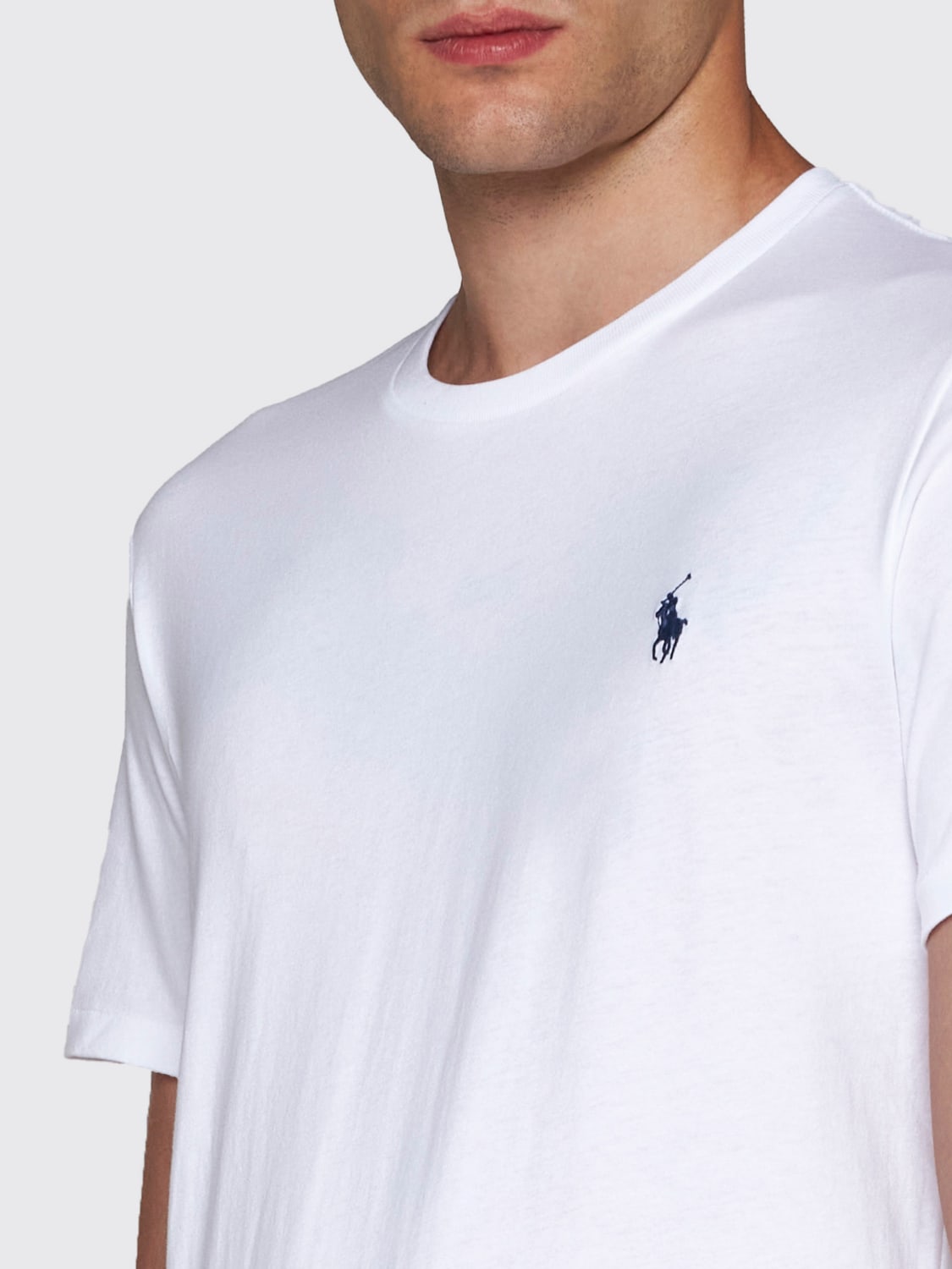 POLO RALPH LAUREN T-SHIRT: T-shirt men Polo Ralph Lauren, White - Img 3