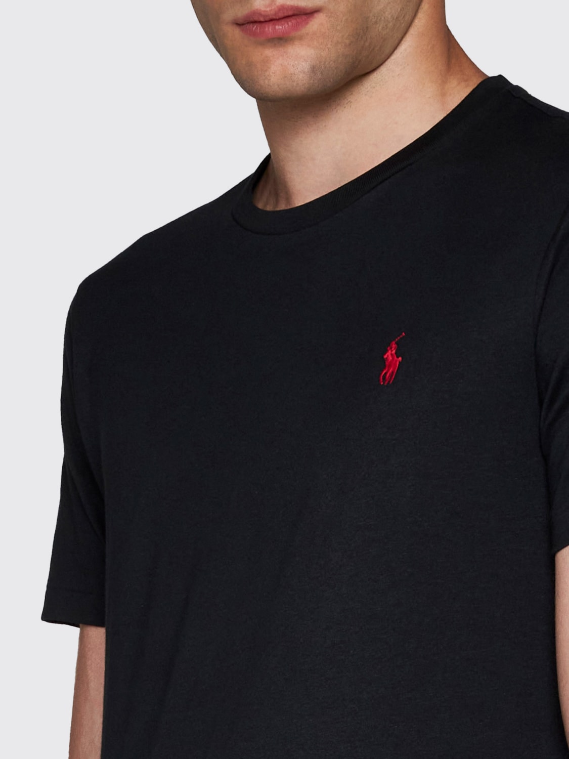 POLO RALPH LAUREN T-SHIRT: T-shirt men Polo Ralph Lauren, Black - Img 3