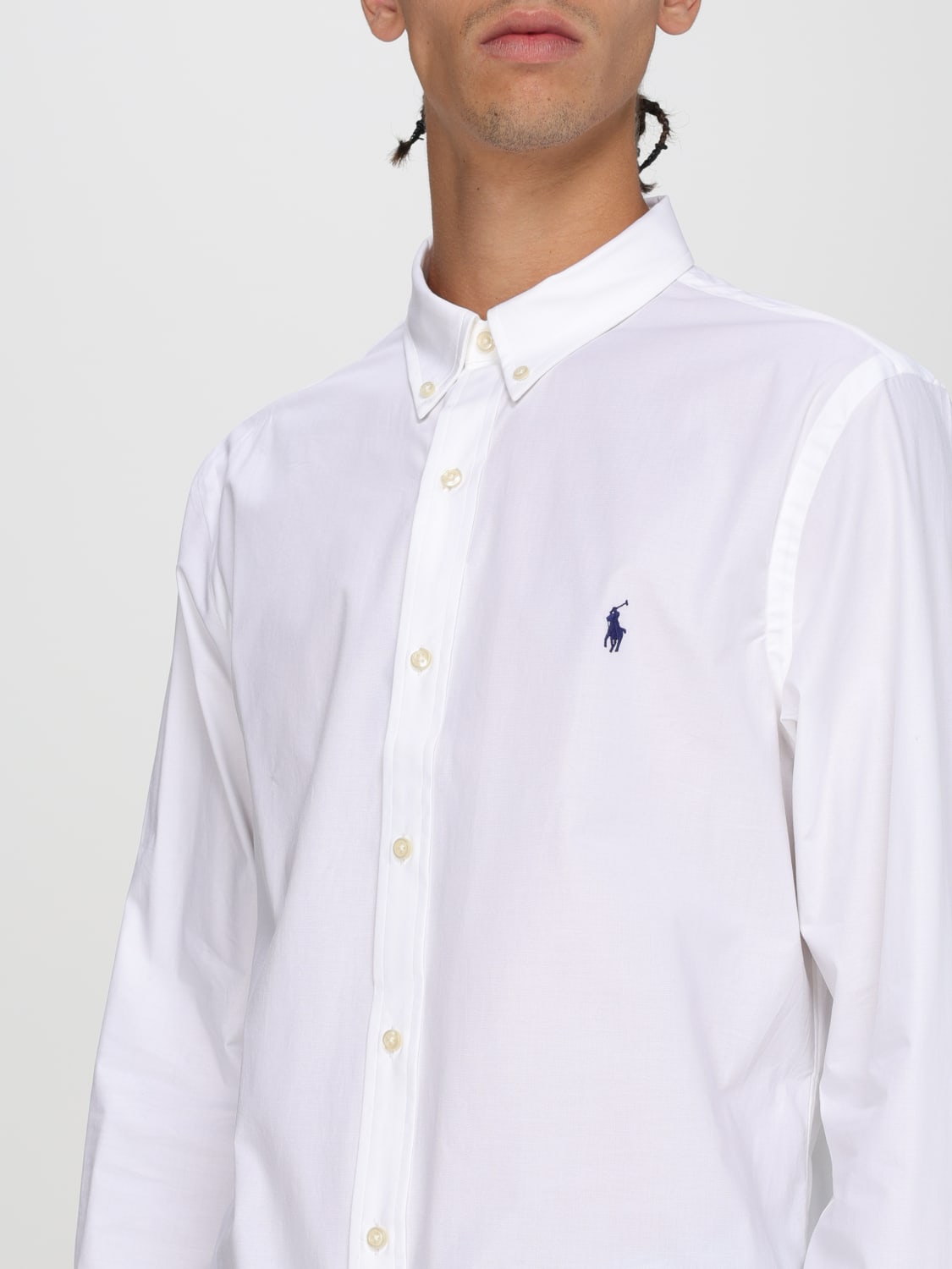 POLO RALPH LAUREN CAMISA: Camisa hombre Polo Ralph Lauren, Blanco - Img 3