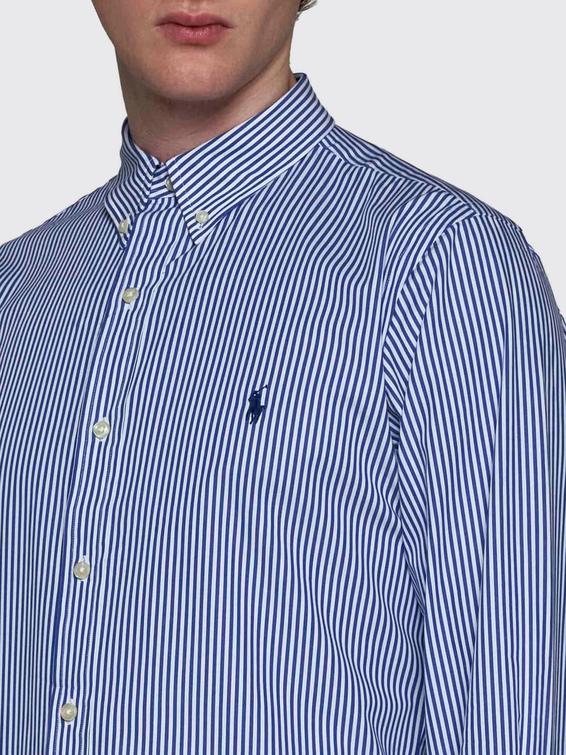 POLO RALPH LAUREN SHIRT: Shirt men Polo Ralph Lauren, Blue - Img 3