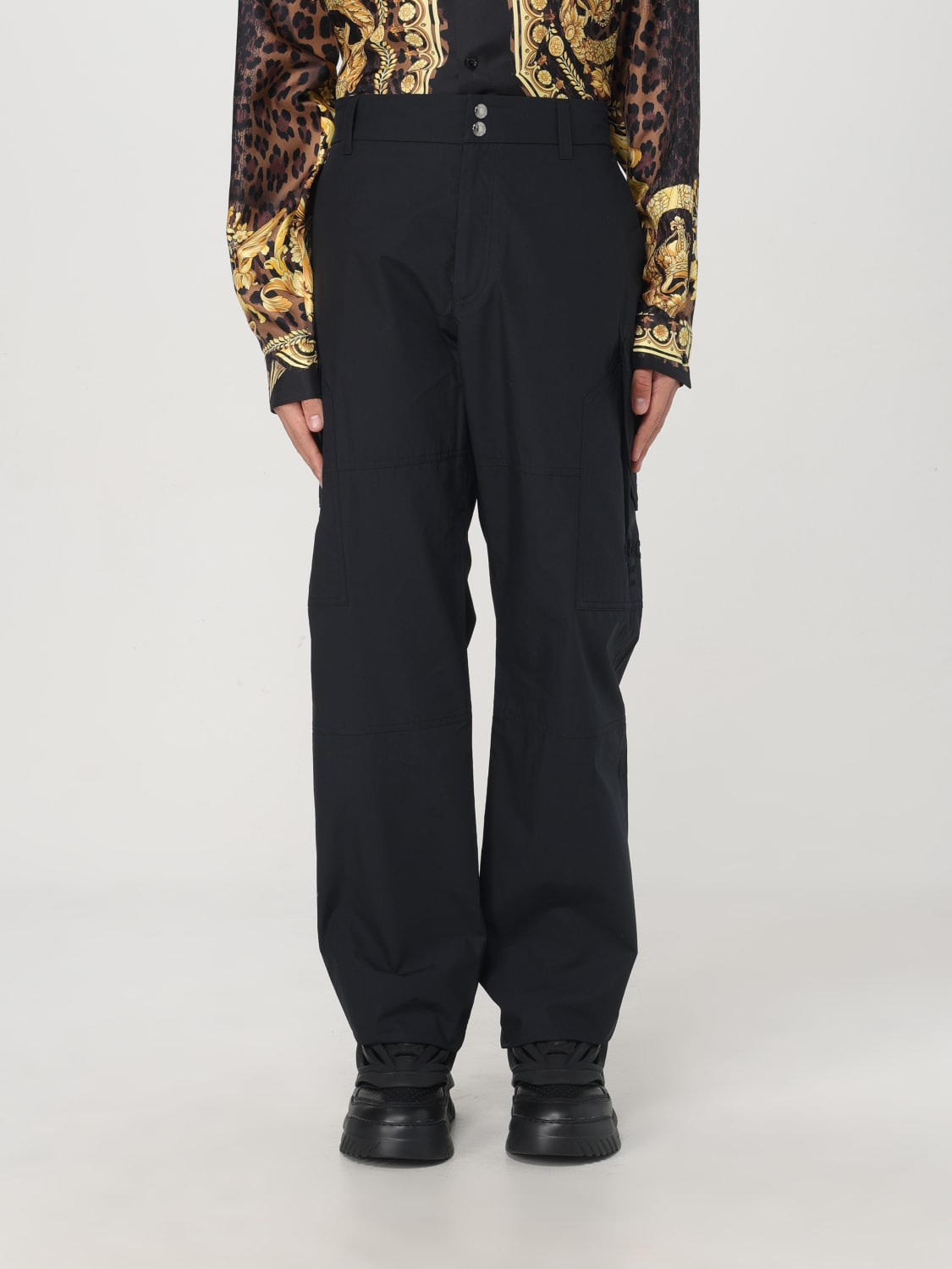 VERSACE PANTS: Pants men Versace, Black - Img 1