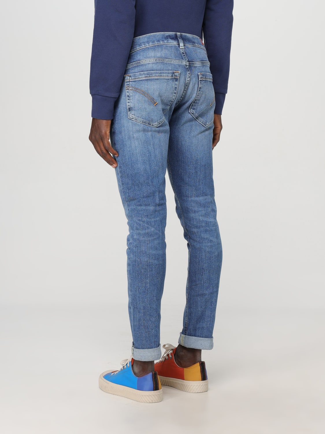 DONDUP JEANS: Jeans Dondup in denim di cotone , Blue - Img 2