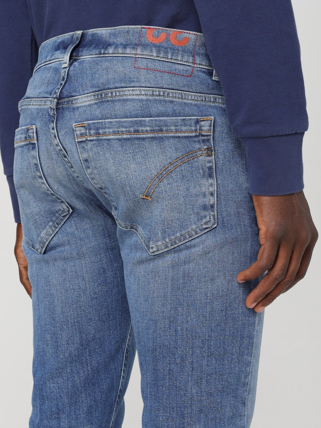 DONDUP JEANS: Jeans Dondup in denim di cotone , Blue - Img 3