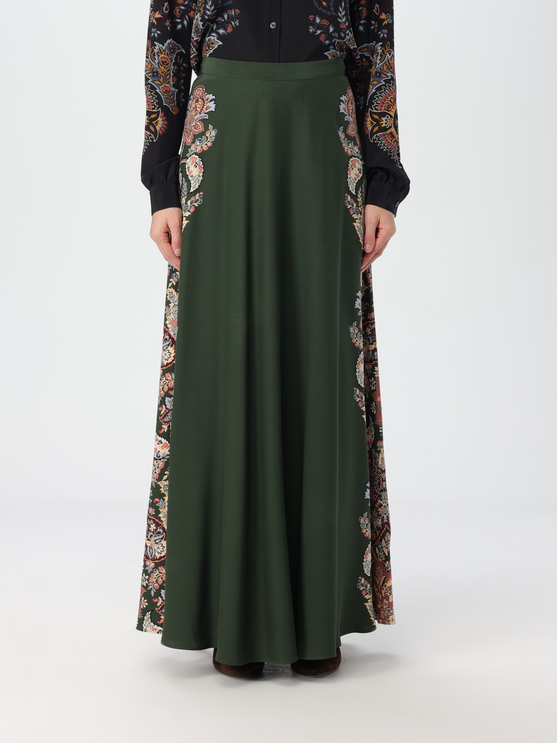 ETRO SKIRT: Skirt woman Etro, Green - Img 1