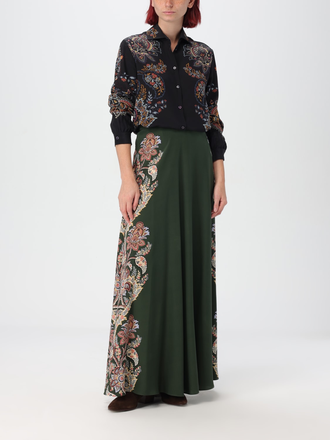 ETRO SKIRT: Skirt woman Etro, Green - Img 2