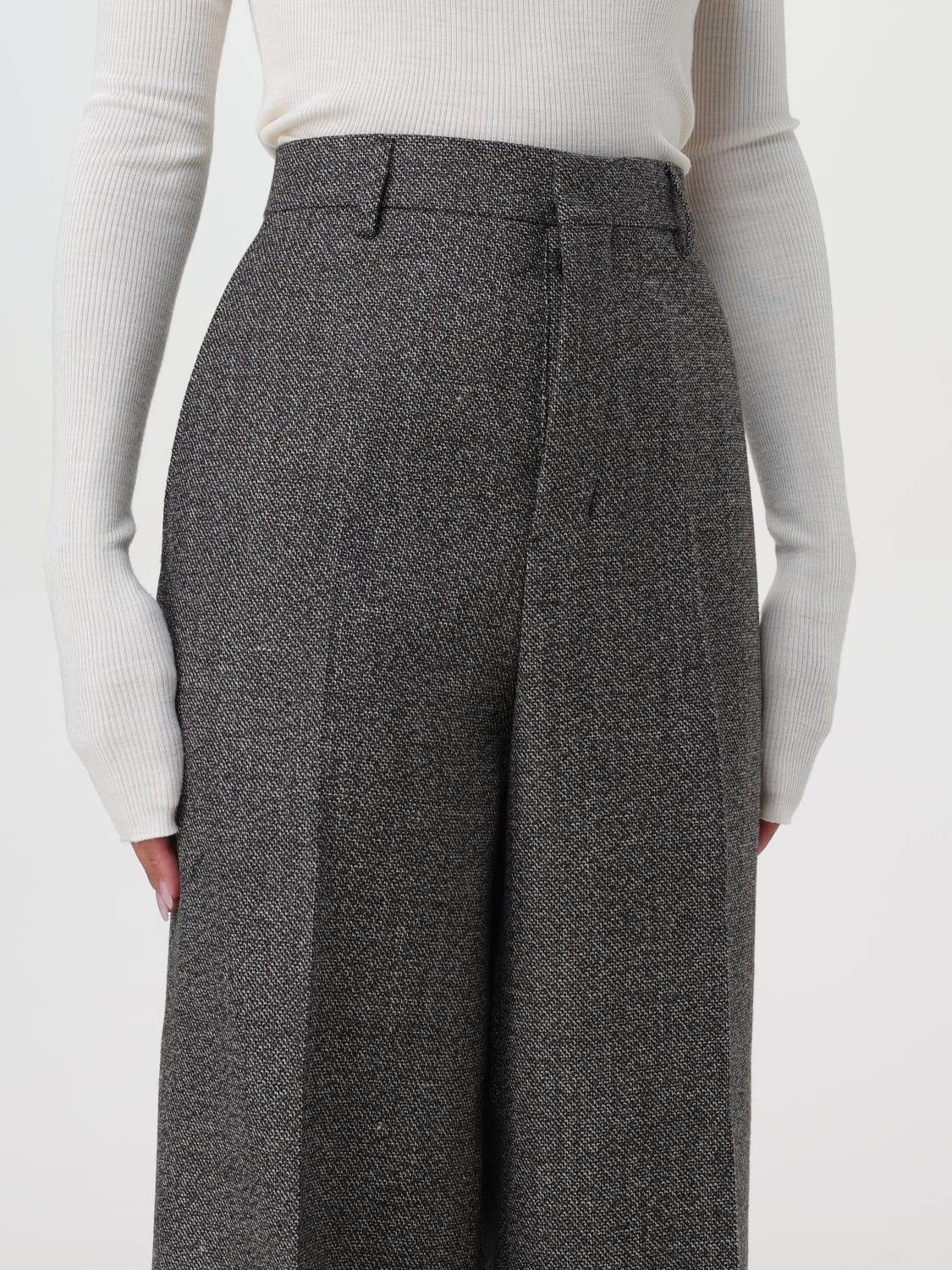 AMI PARIS: Pants woman - Brown | Ami Paris pants