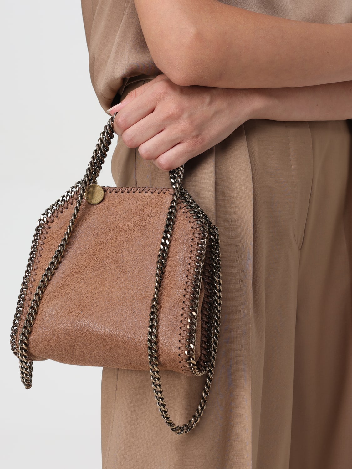 STELLA MCCARTNEY MINI BAG: Crossbody bags woman Stella McCartney, Brown - Img 2