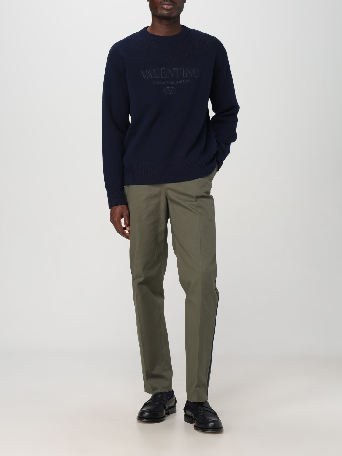 VALENTINO SWEATER: Sweater men Valentino, Blue - Img 2