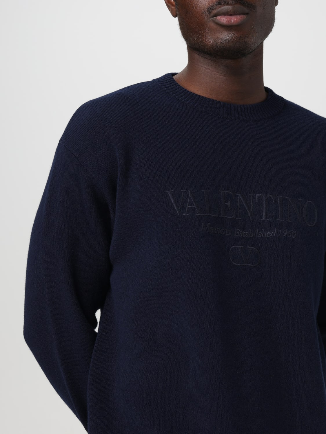 VALENTINO SWEATER: Sweater men Valentino, Blue - Img 5