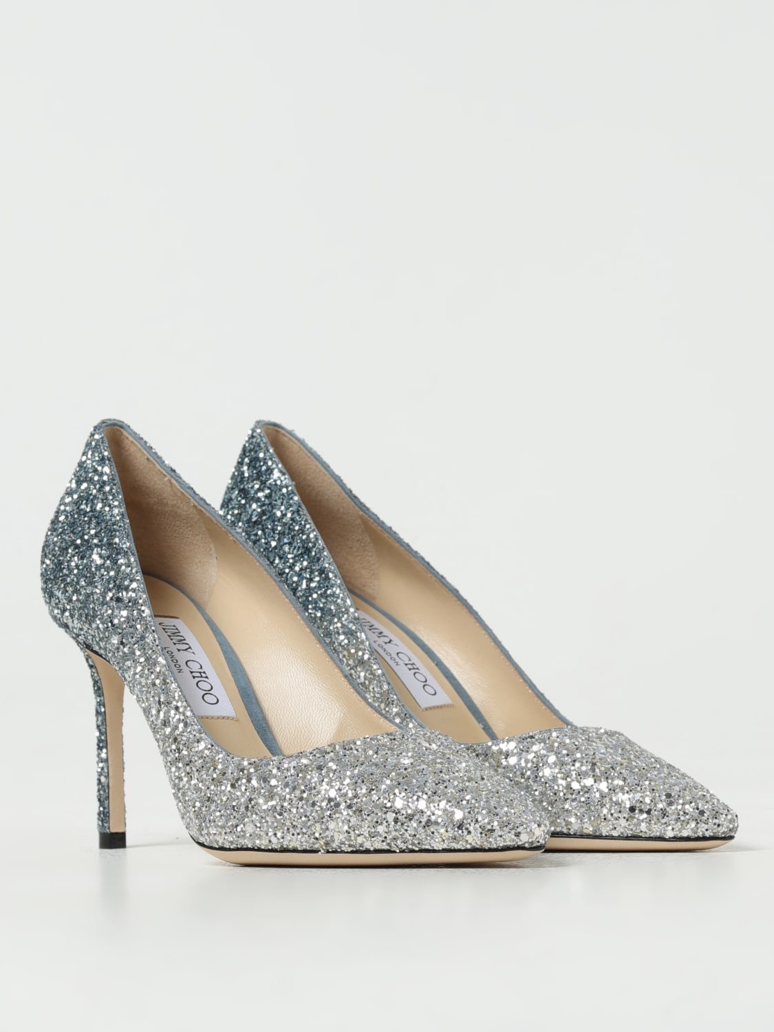 JIMMY CHOO PUMPS: Shoes woman Jimmy Choo, Silver - Img 2