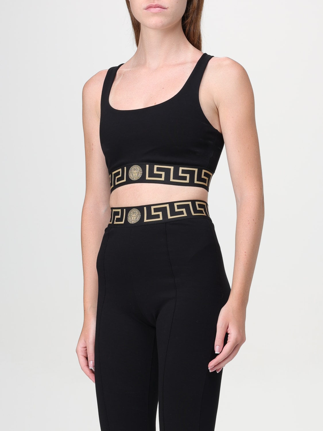 VERSACE トップス: セーター レディース Versace, ブラック - Img 4