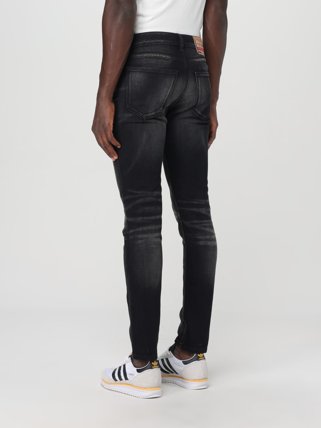 DIESEL JEANS: Pants men Diesel, Black - Img 3