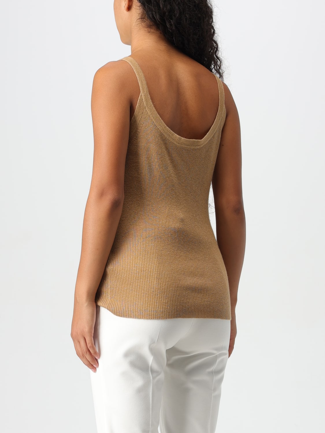 MAX MARA TOP: Top woman Max Mara, Beige - Img 3