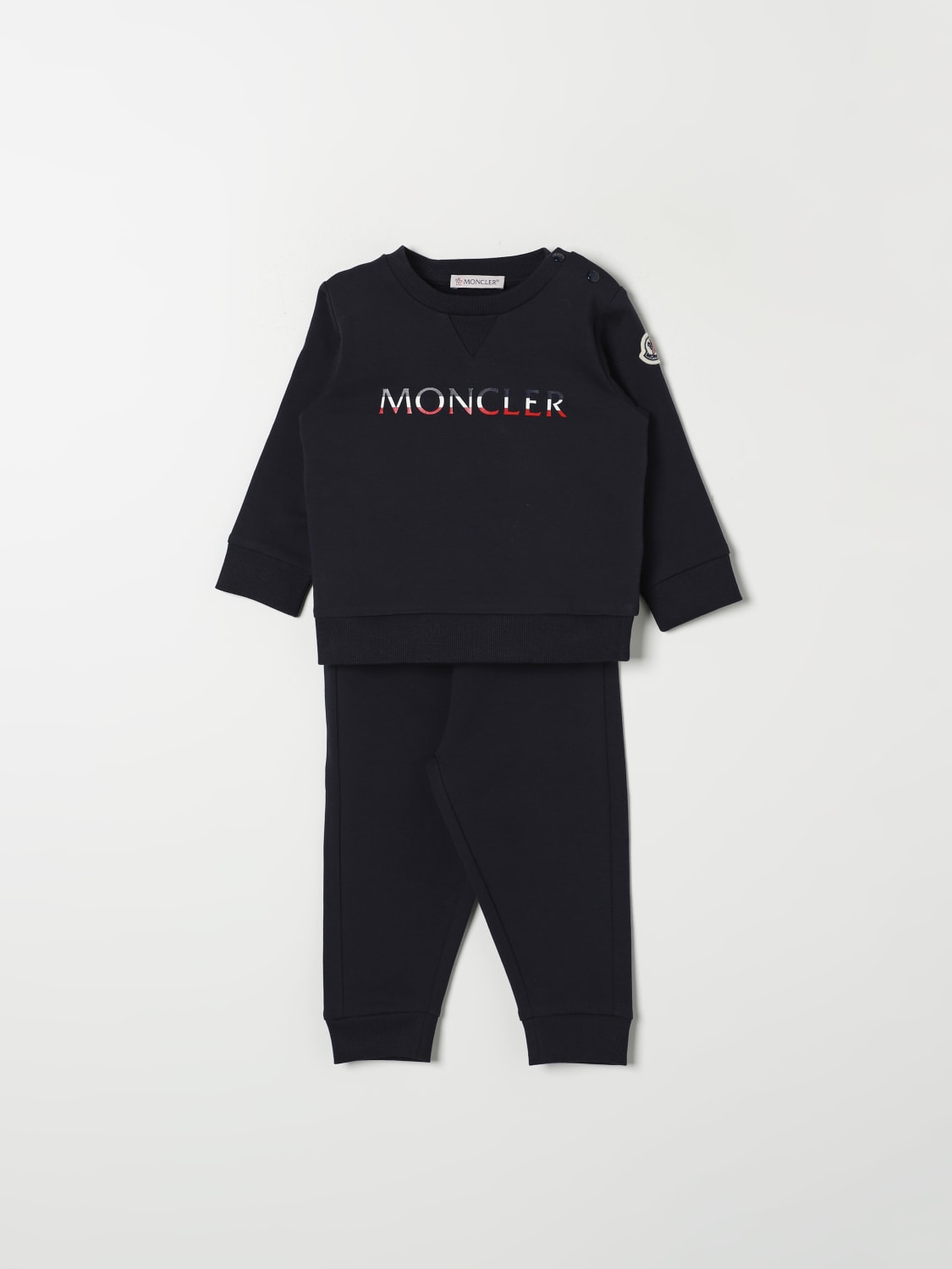 MONCLER Overall kinder Blau Moncler Baby Overall 8M0001180996 online auf GIGLIO.COM