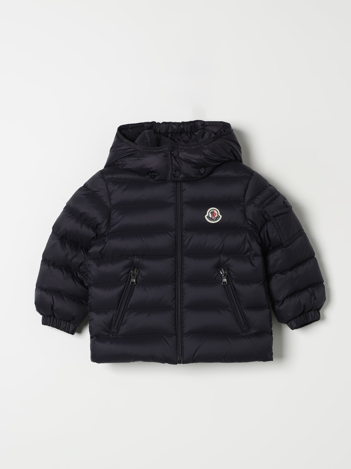 MONCLER 재킷: 재킷 남아 Moncler, 블루 1 - Img 1