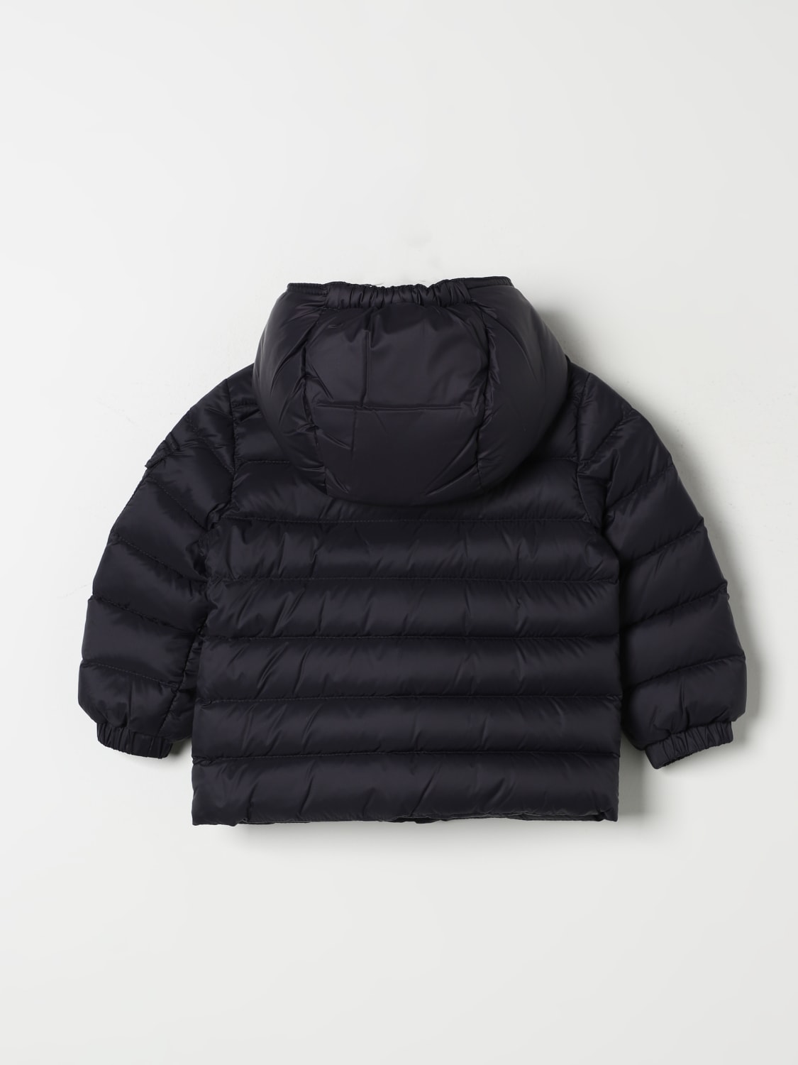 MONCLER GIACCA: Piumino con cappuccio Moncler, Blue 1 - Img 2