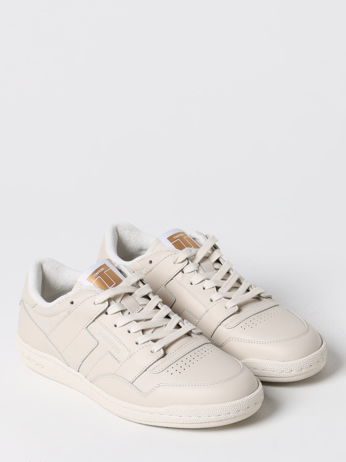 スニーカー TOM FORD Men Sneakers White J1446LCL219N 3WW03 Tom Ford Outlet: Sneakers men - White | Tom Ford sneakers