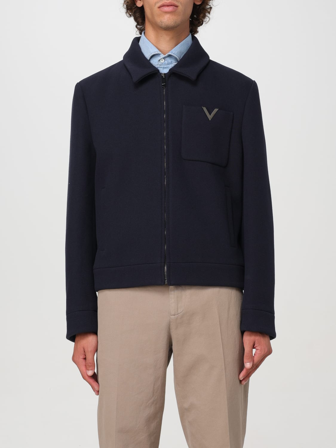 VALENTINO JACKET: Jacket men Valentino, Blue - Img 1