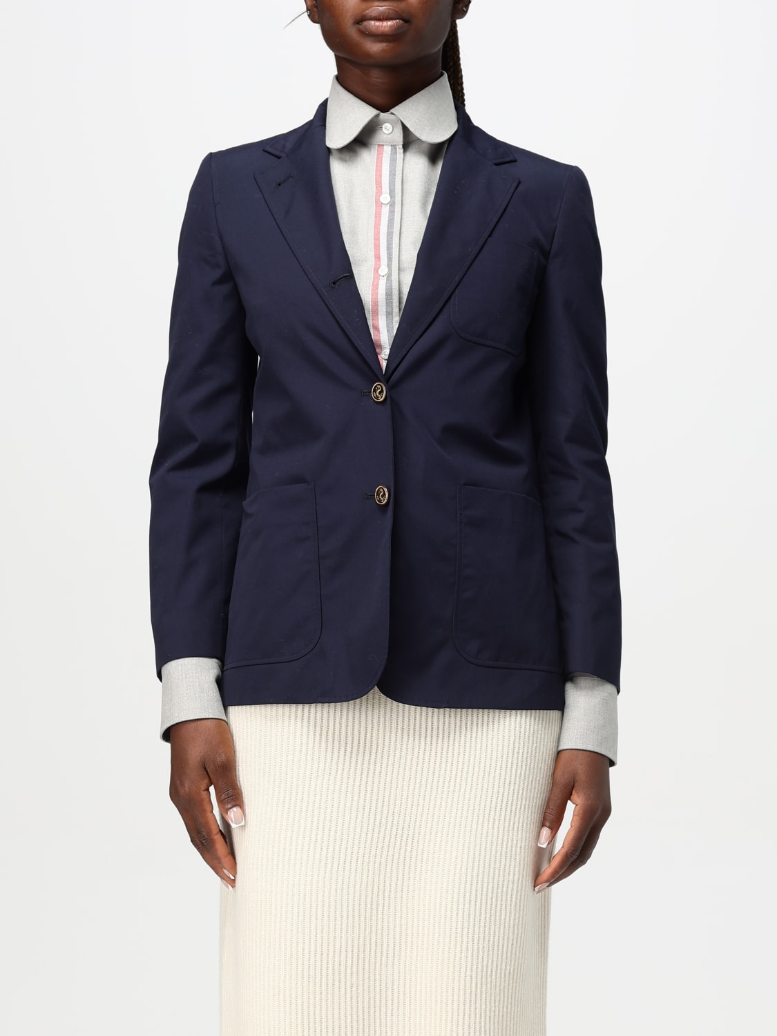 Giglio Blazer Thom Browne in misto viscosa