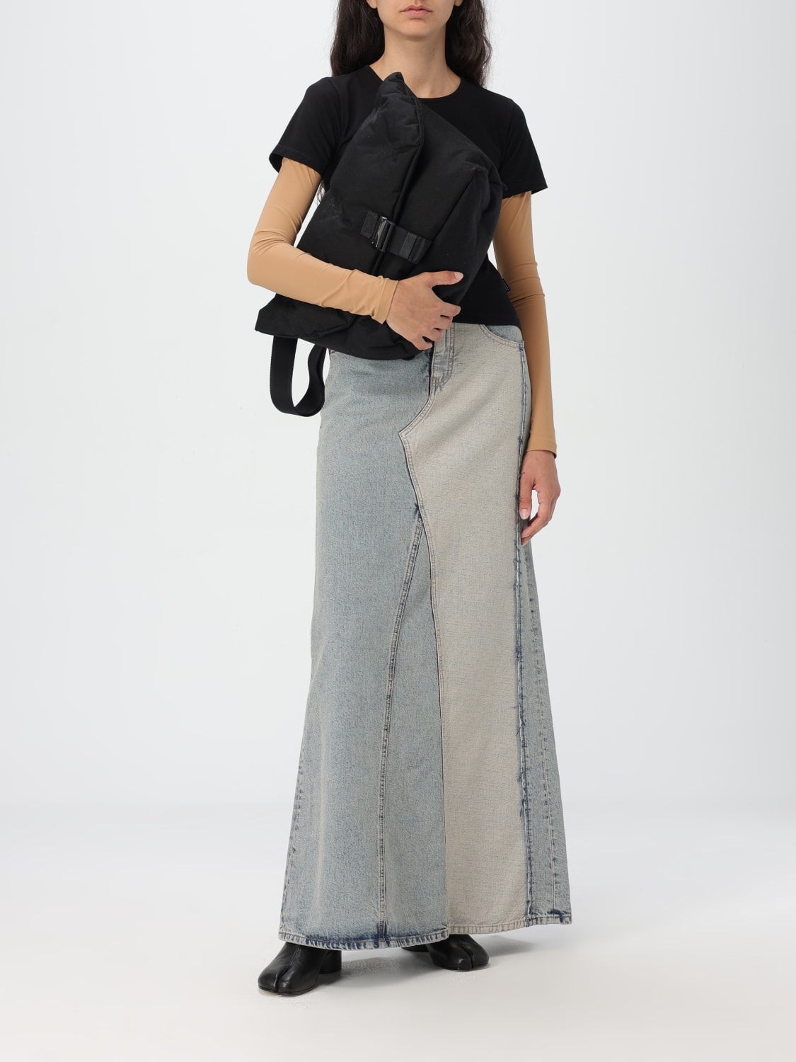 MM6 MAISON MARGIELA SKIRT: Skirt woman Mm6 Maison Margiela, Blue - Img 2