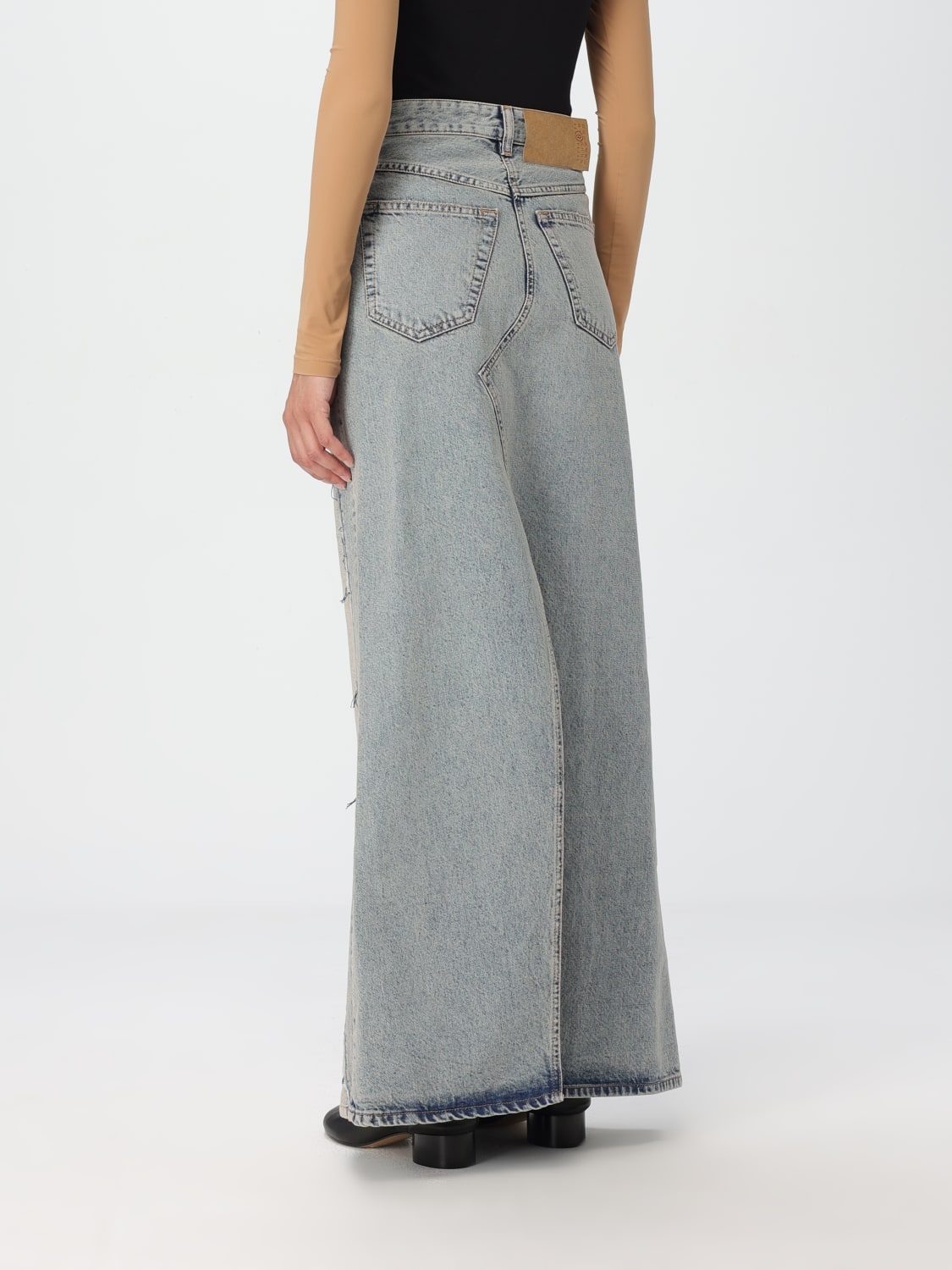 MM6 MAISON MARGIELA SKIRT: Skirt woman Mm6 Maison Margiela, Blue - Img 3