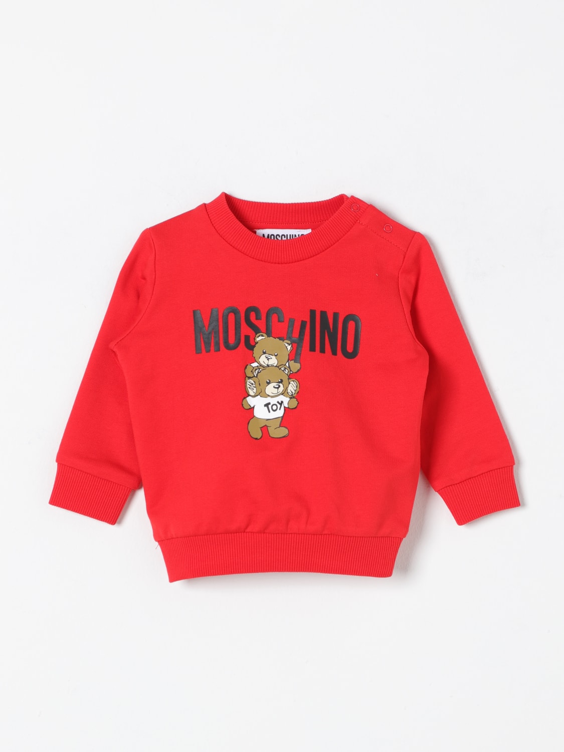 MOSCHINO 스웨터: 스웨터 남아 Moschino, 레드 - Img 1