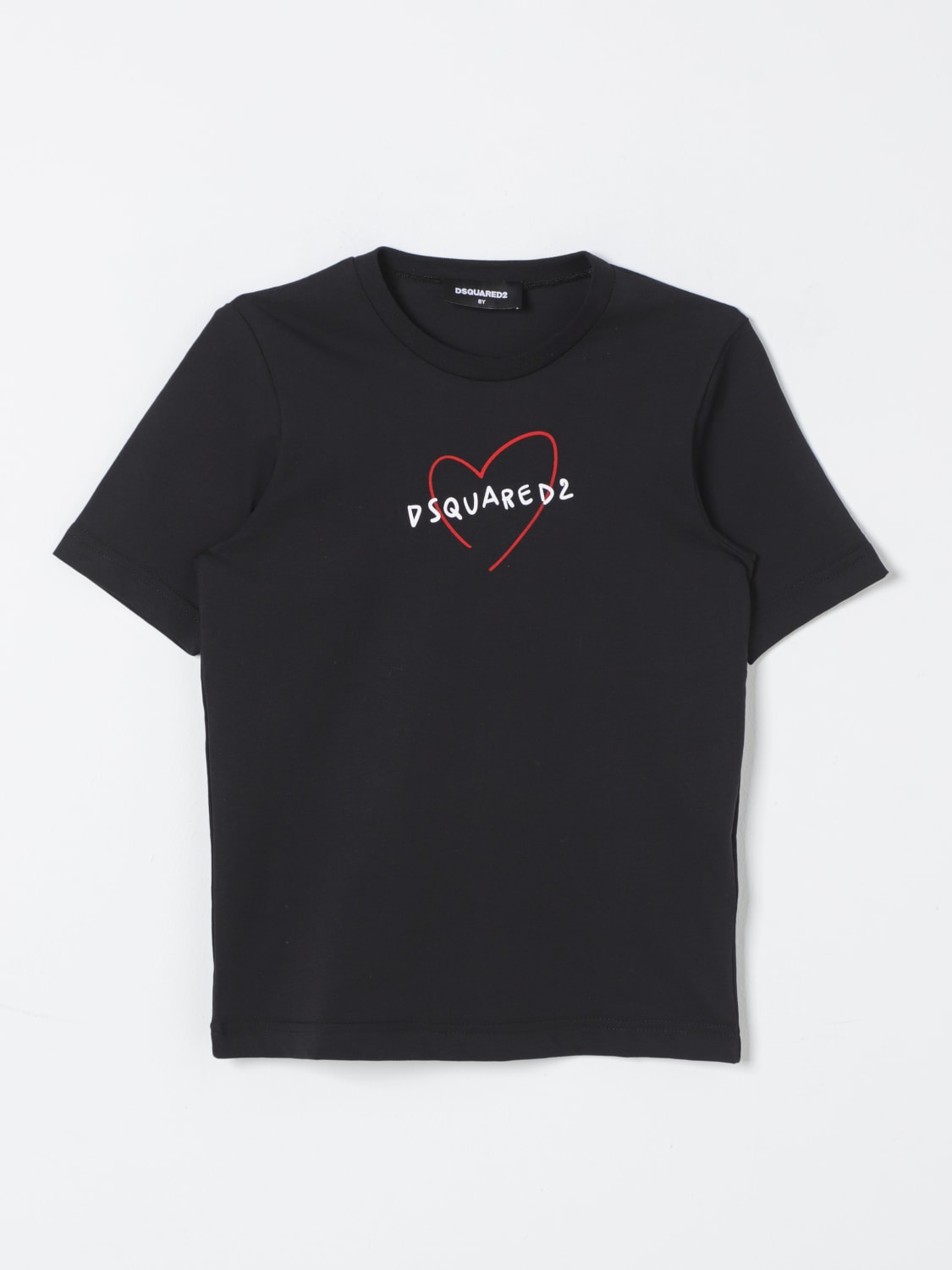 DSQUARED2 T-SHIRT: T-shirt kids Dsquared2, Black - Img 1