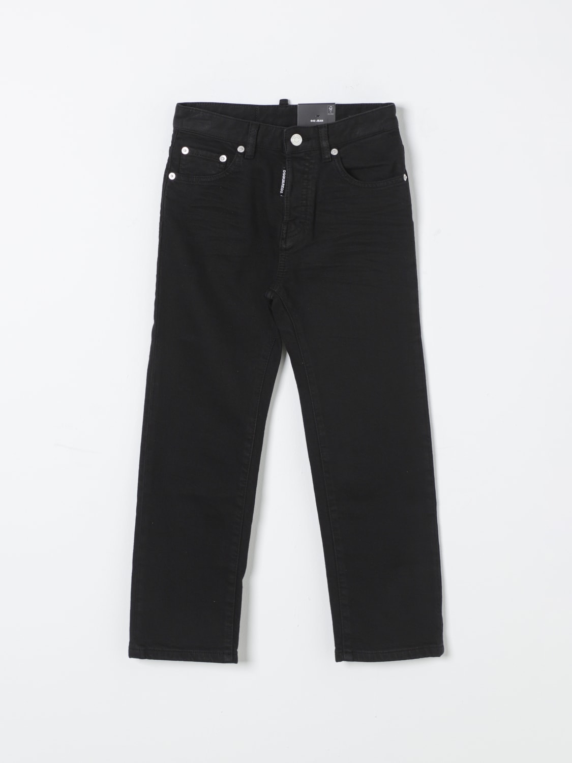 DSQUARED2 JEANS: Pants kids Dsquared2, Black - Img 1