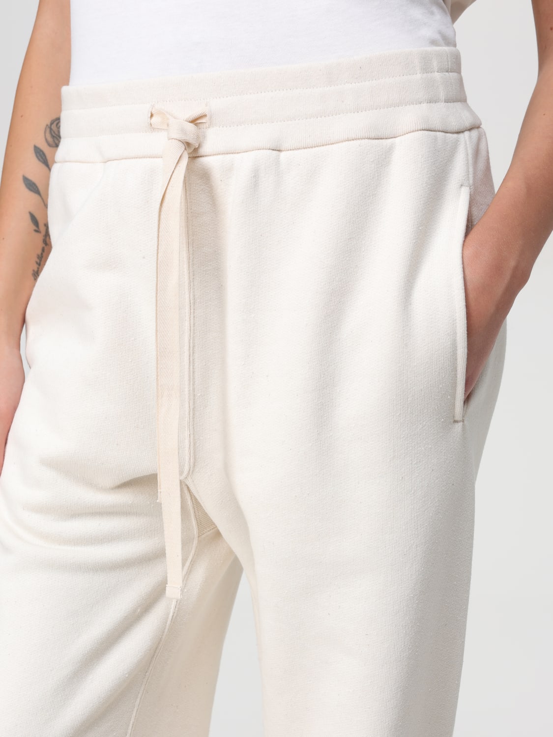 JIL SANDER PANTS: Pants woman Jil Sander, Beige - Img 4