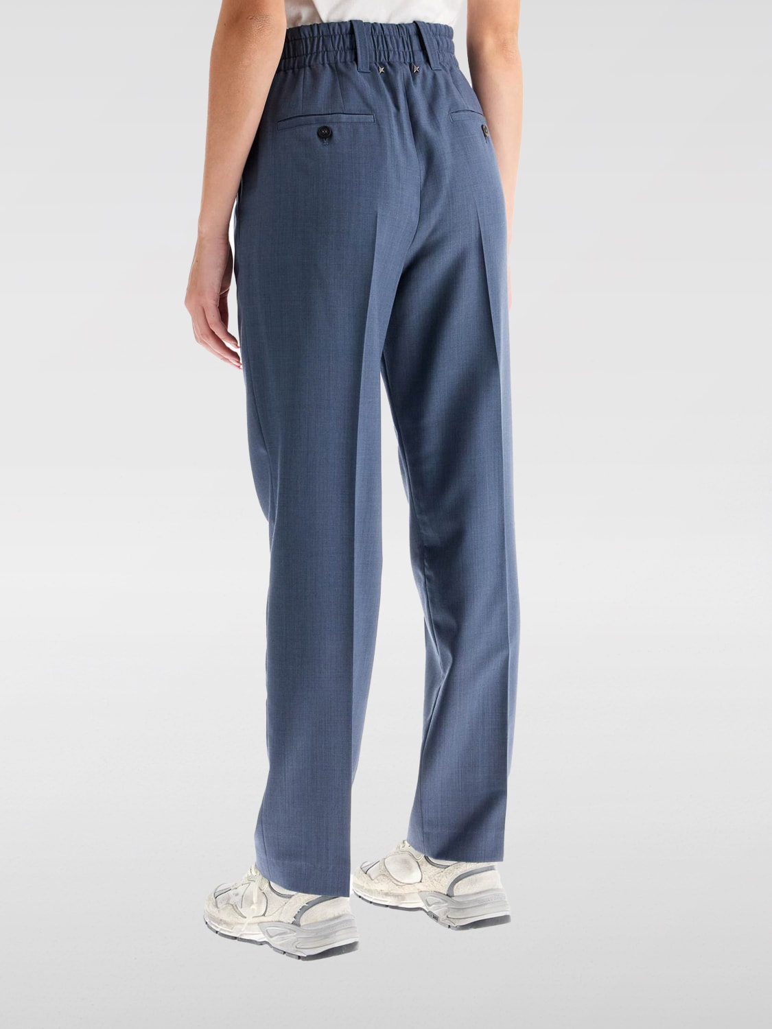 GOLDEN GOOSE PANTALON: Pantalon femme Golden Goose, Gris - Img 2