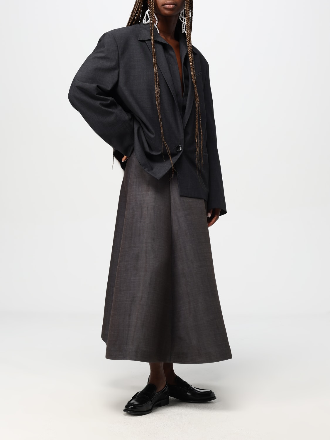 PHILOSOPHY DI LORENZO SERAFINI: Skirt woman - Grey