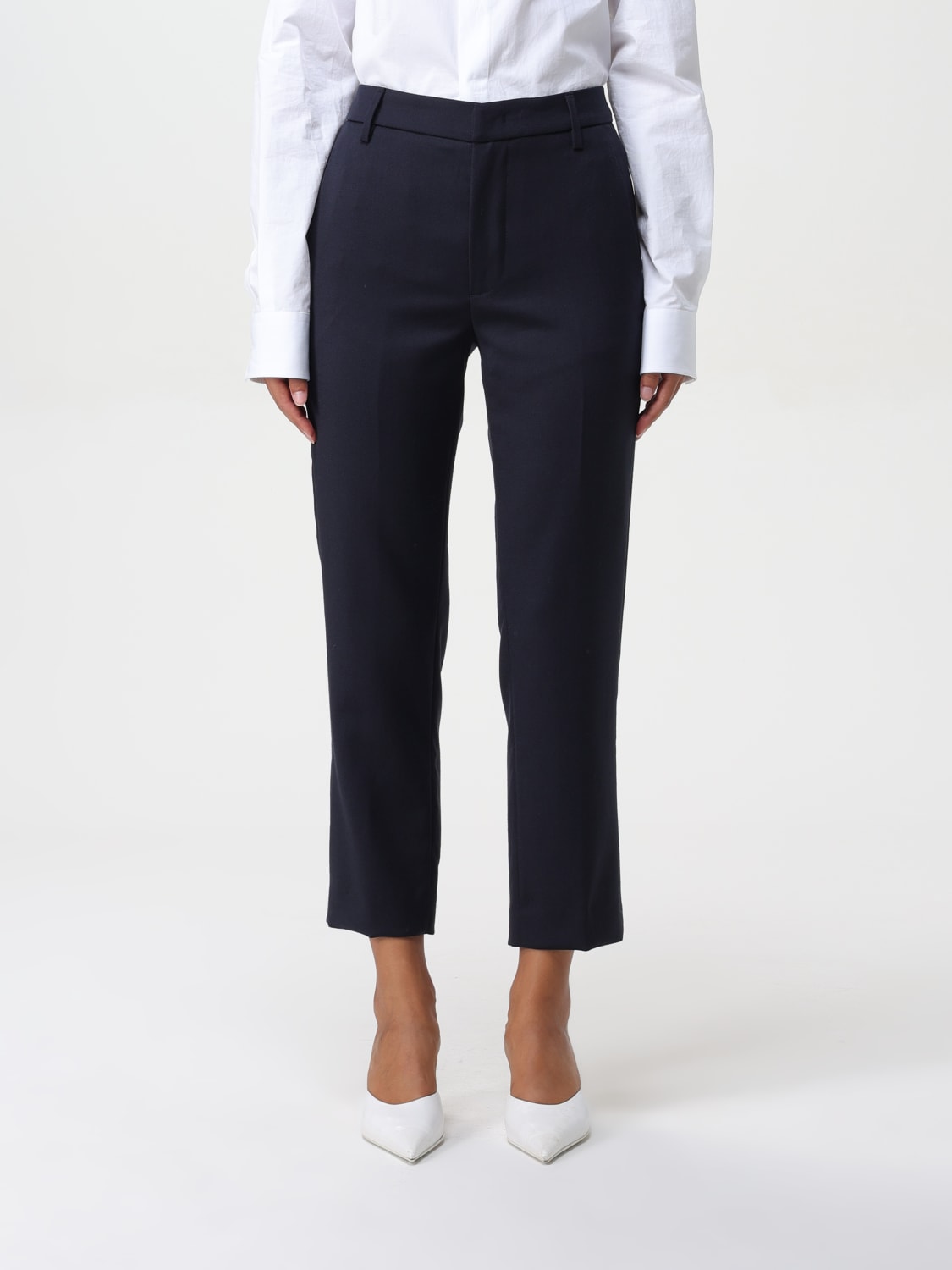 Giglio Pantalone crop Dondup in lana vergine