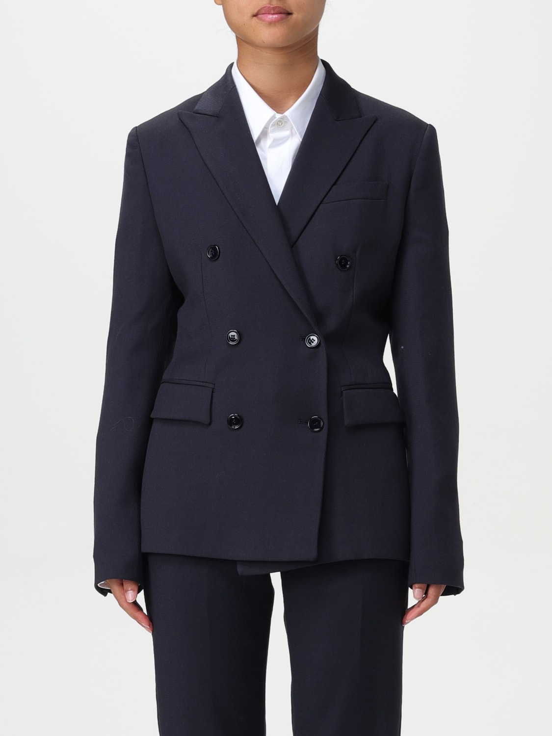 DONDUP BLAZER: Jacket woman Dondup, Blue - Img 1