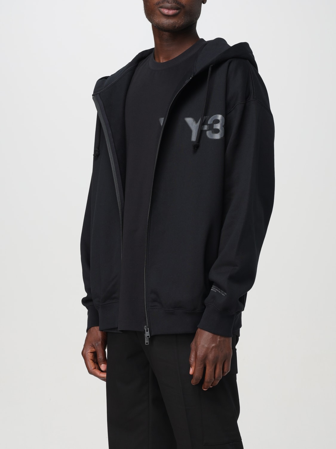 Y-3 SWEATSHIRT: Sweatshirt herren Y-3, Schwarz - Img 4