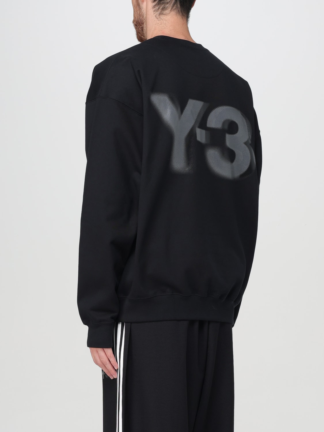 Y-3 SWEATSHIRT: Pullover herren Y-3, Schwarz - Img 2