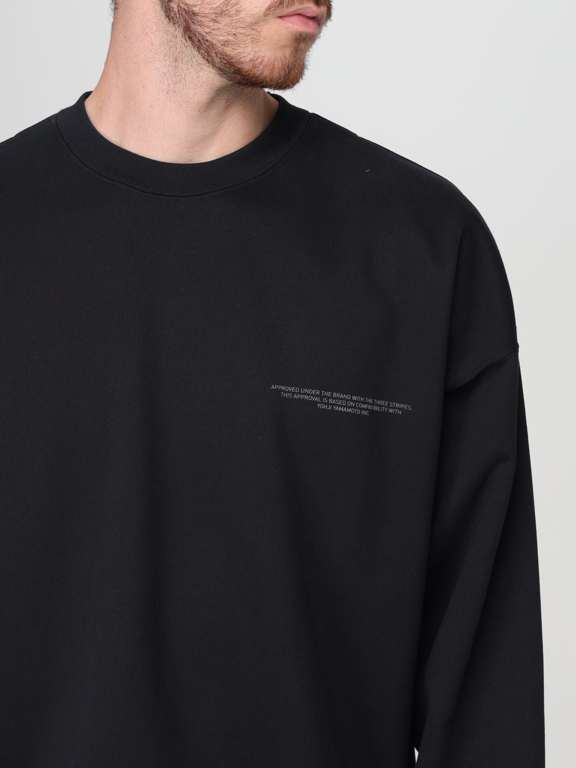 Y-3 SWEATSHIRT: Pullover herren Y-3, Schwarz - Img 3