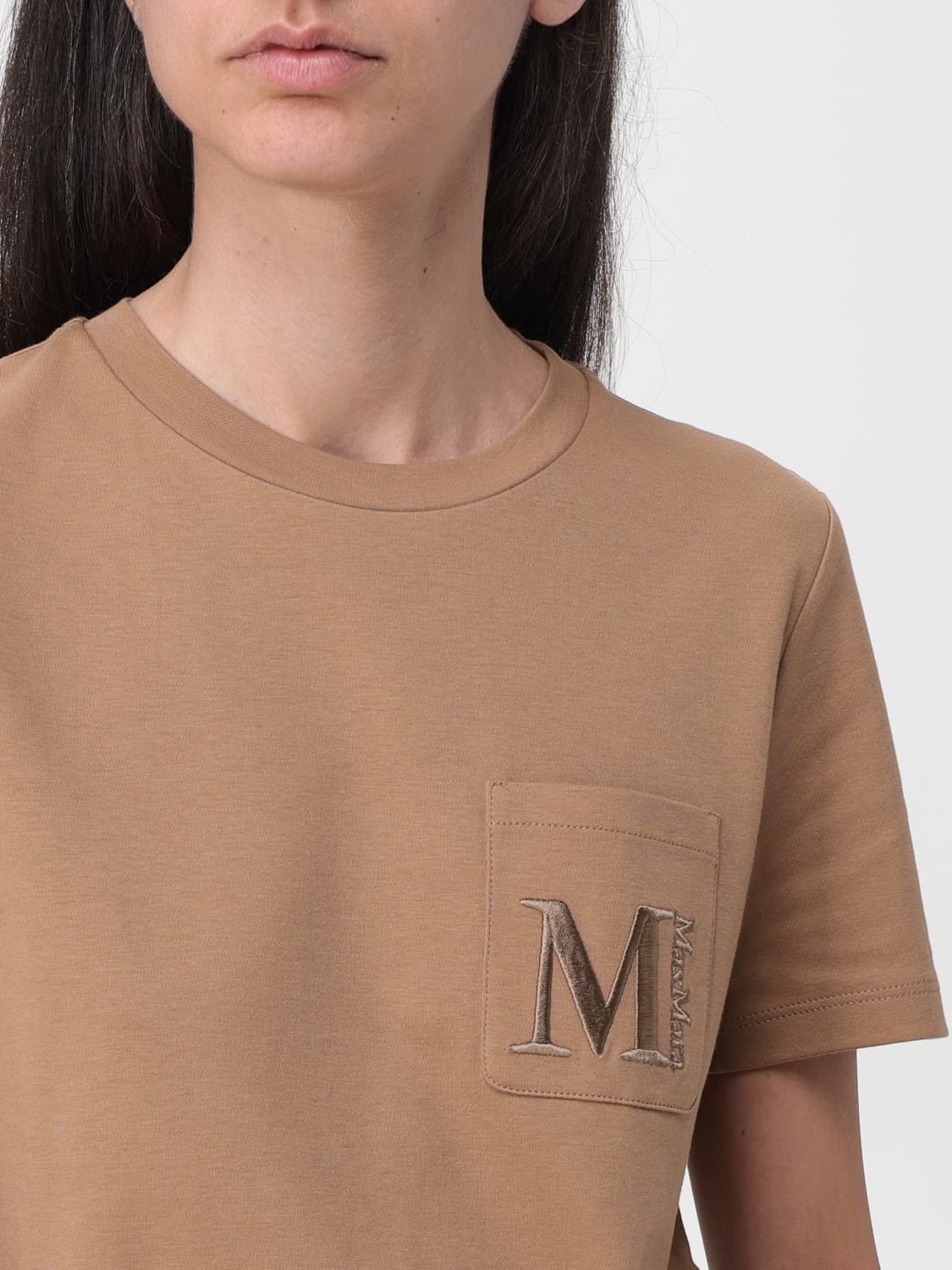 【MAX MARA】ベーシックTシャツ関税込み SALE MAX MARA：Tシャツ レディース - ベージュ | GIGLIO.COM
